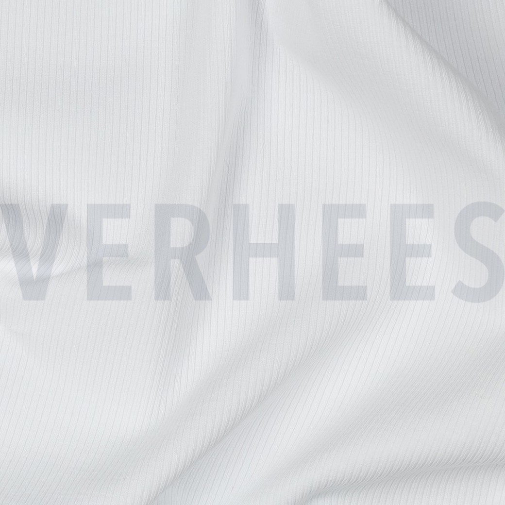 RIB JERSEY WHITE #2