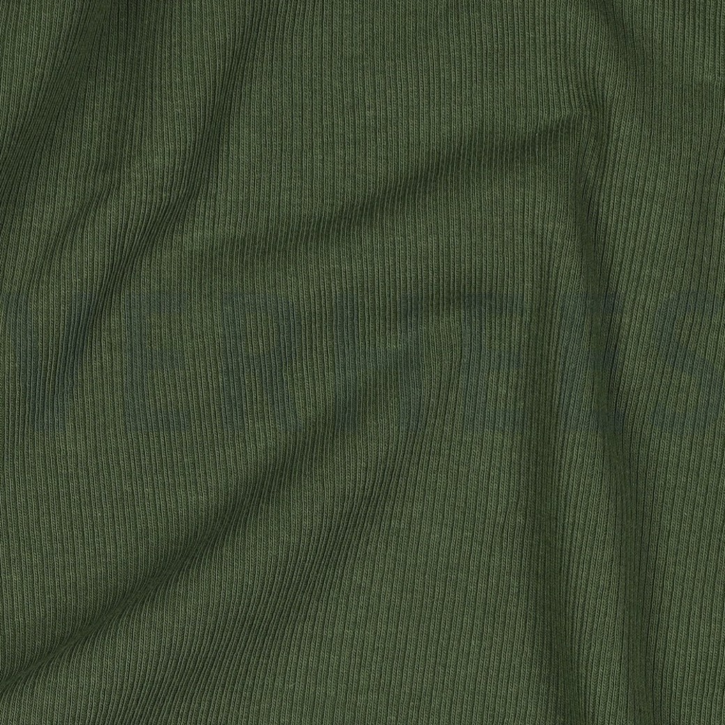 RIB JERSEY DARK GREEN #2