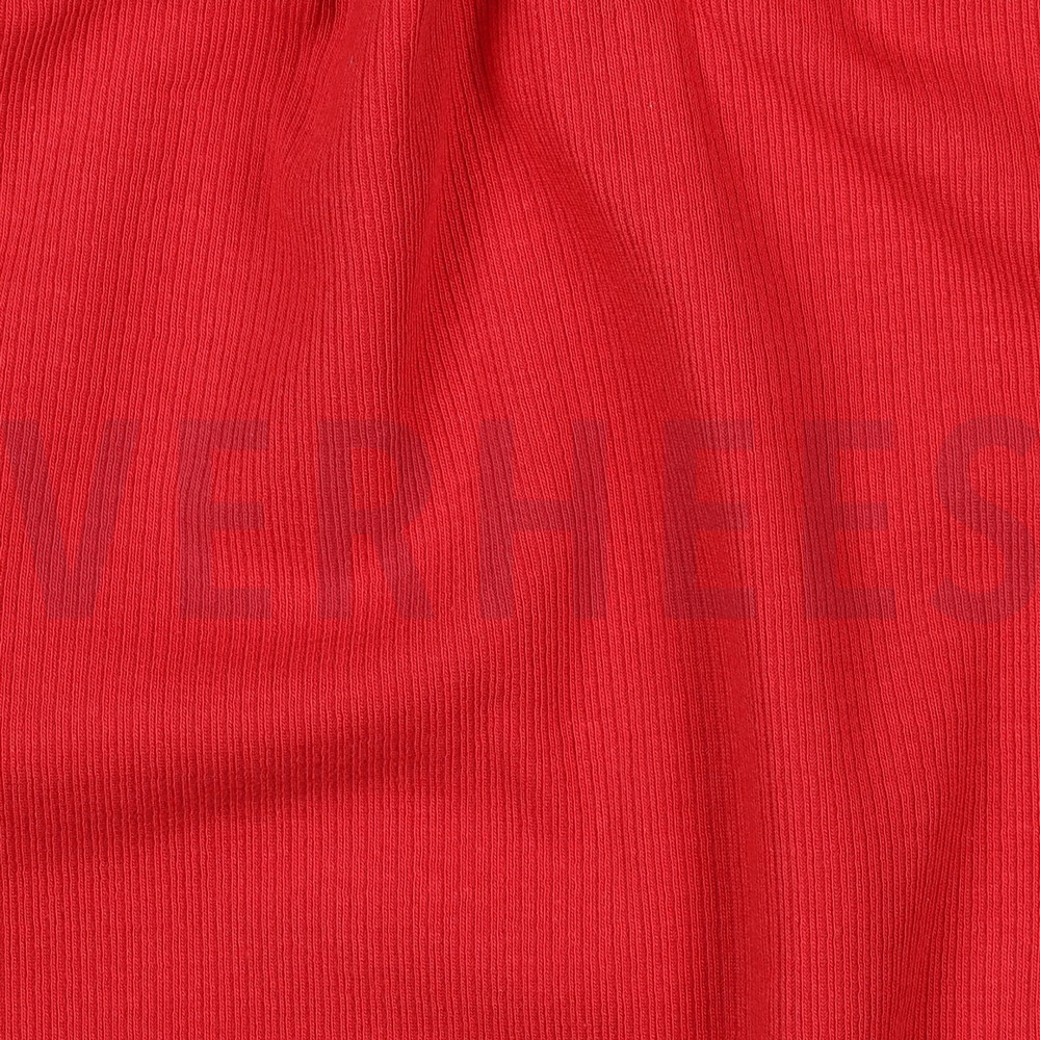 RIB JERSEY DARK RED #2