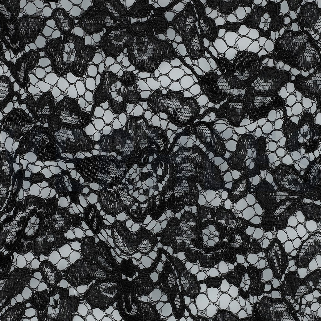 LACE BORDER 2 SIDES BLACK #2