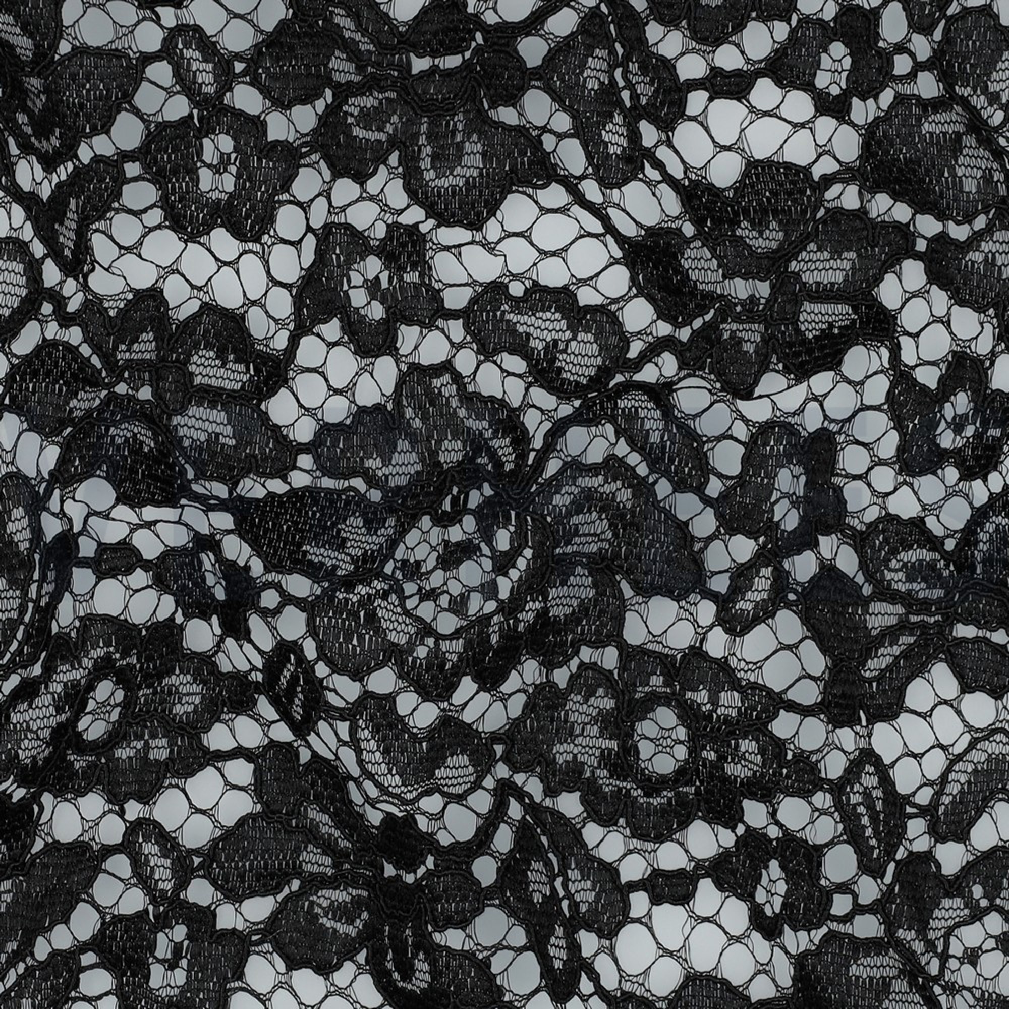 LACE BORDER 2 SIDES BLACK (high resolution) #2