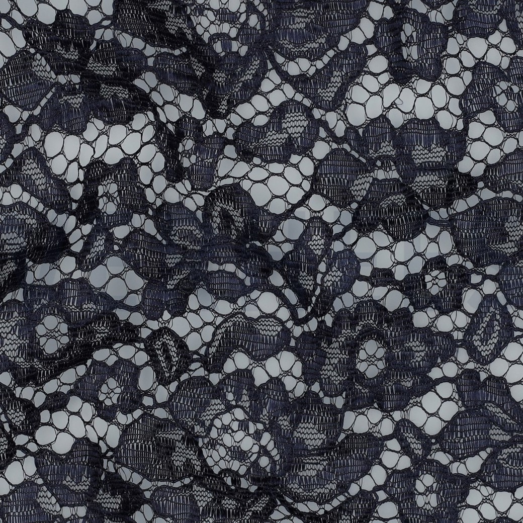 LACE BORDER 2 SIDES NAVY #2