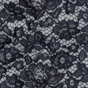 LACE BORDER 2 SIDES NAVY (thumbnail) #2
