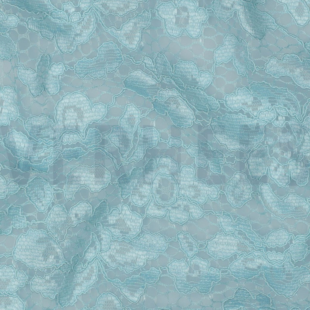 LACE BORDER 2 SIDES LIGHT BLUE #2