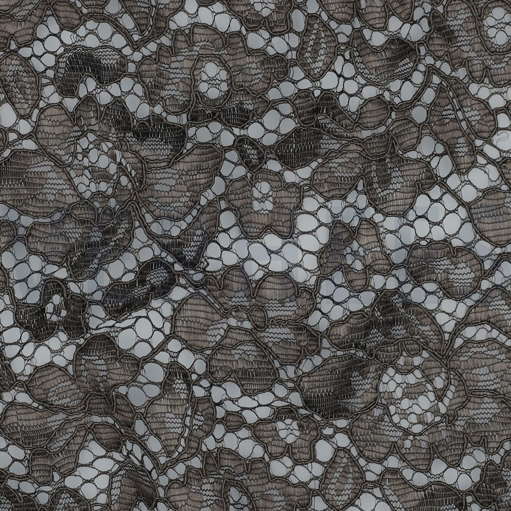 LACE BORDER 2 SIDES DARK GREY  #2