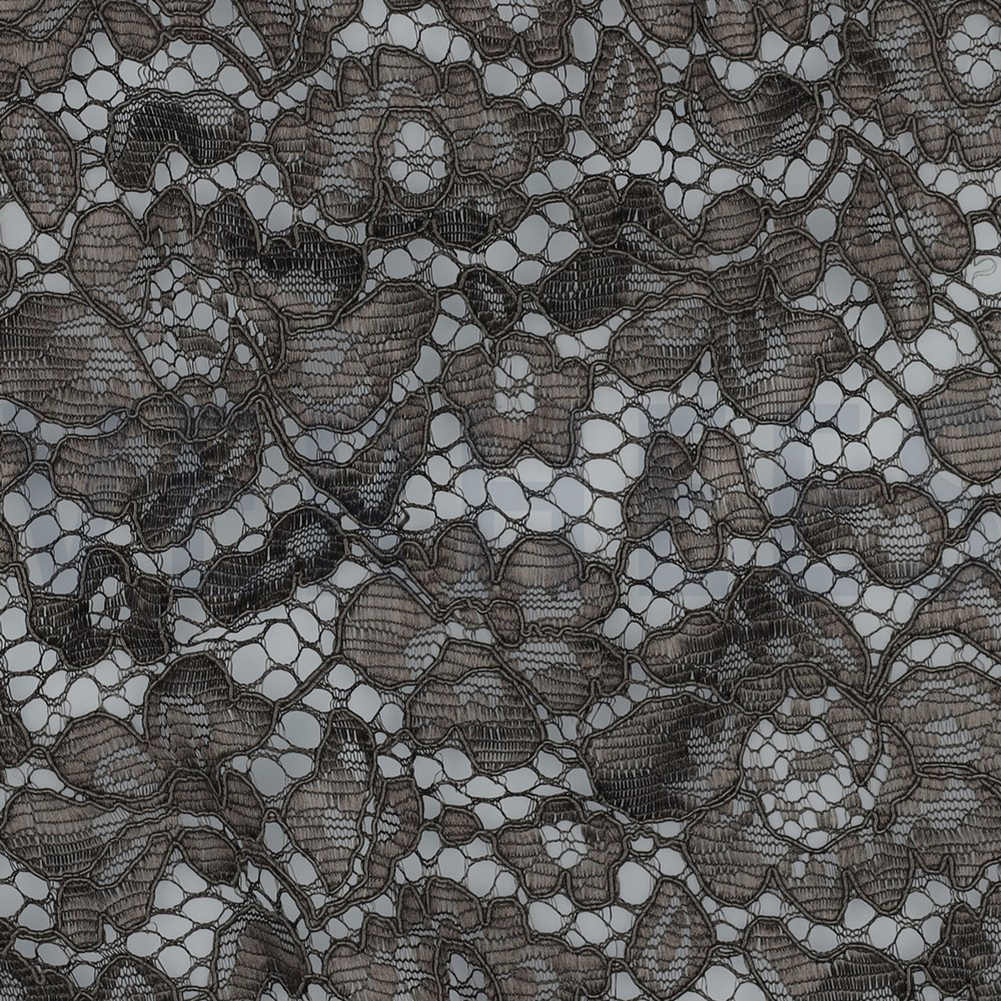 LACE BORDER 2 SIDES DARK GREY  (high resolution) #2