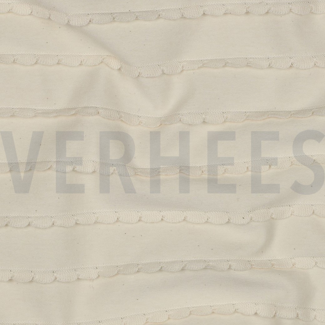 JERSEY RUFFLES NATURAL #2