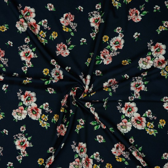 MAGNOLIA STRETCH MARINEBLAU #7