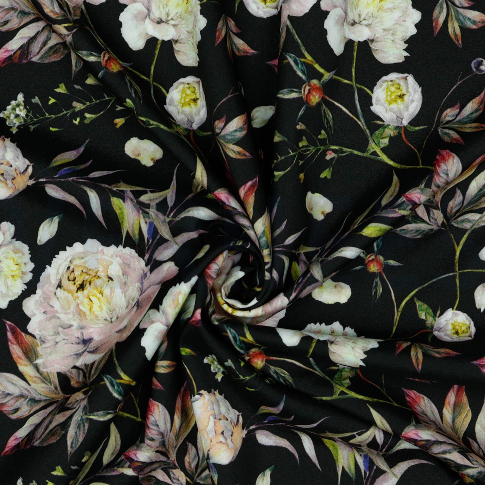 MAGNOLIA STRETCH BLACK (high resolution) #2