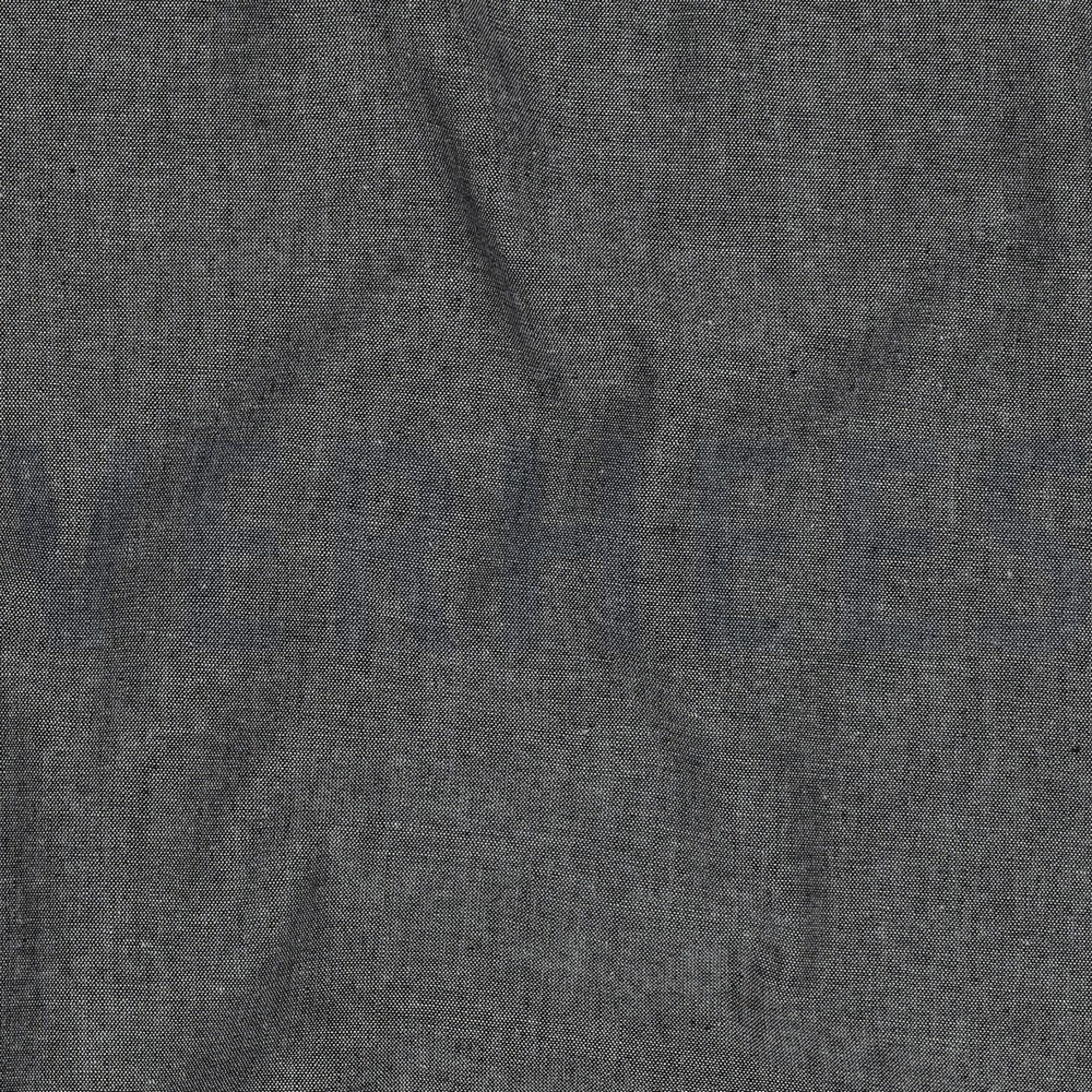 YARN DYED POPLIN BLACK (high resolution) #2