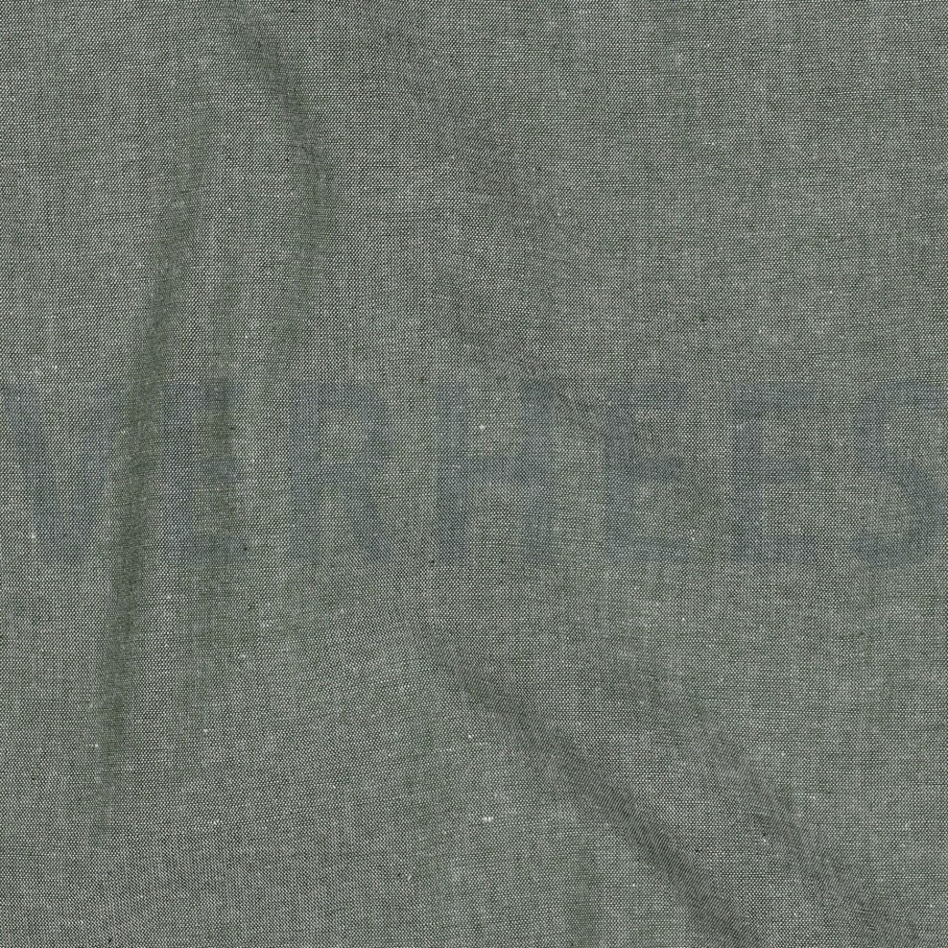 YARN DYED POPLIN DARK GREEN #2