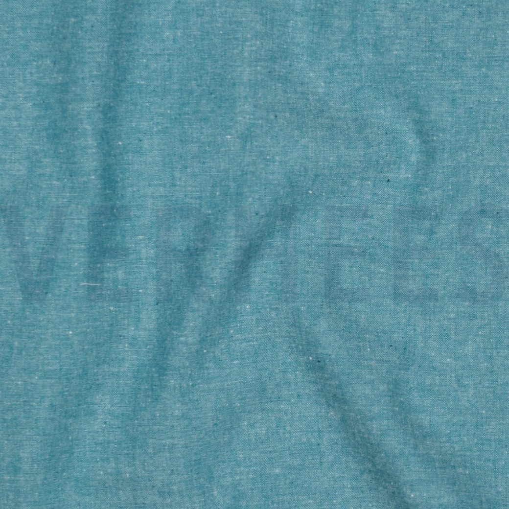 YARN DYED POPLIN PETROL #2