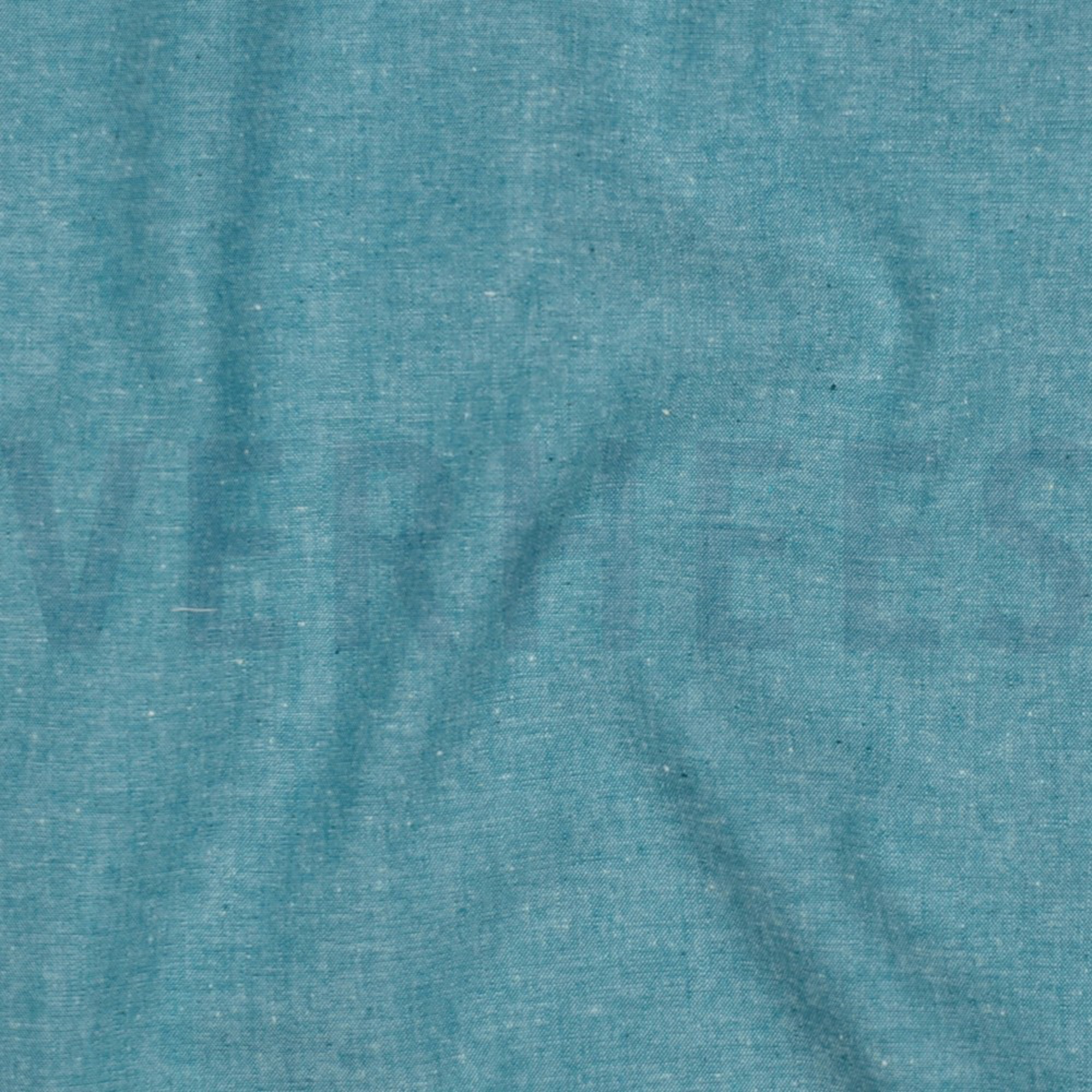 YARN DYED POPLIN PETROL (high resolution) #2