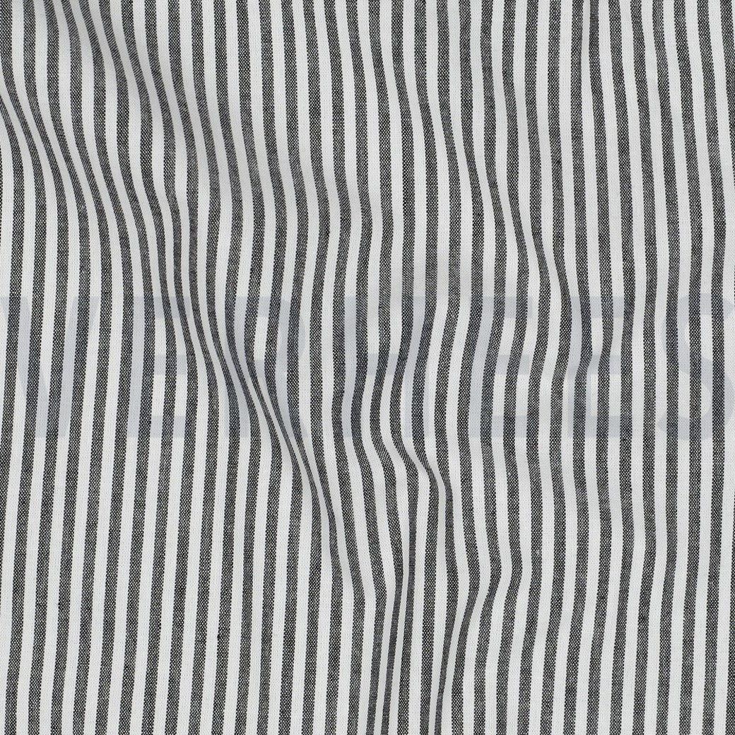 YARN DYED STRIPE 3MM BLACK #2