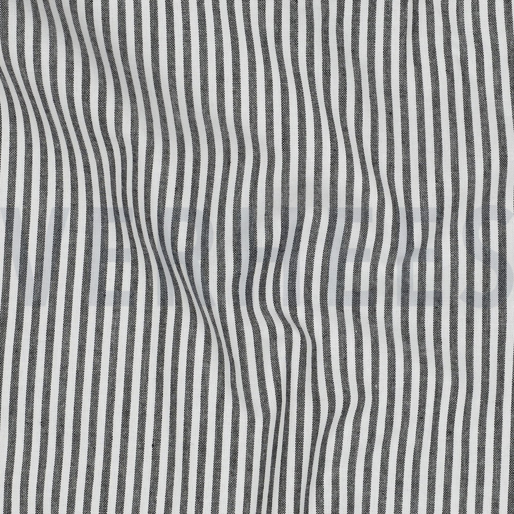 YARN DYED STRIPE 3MM BLACK (high resolution) #2
