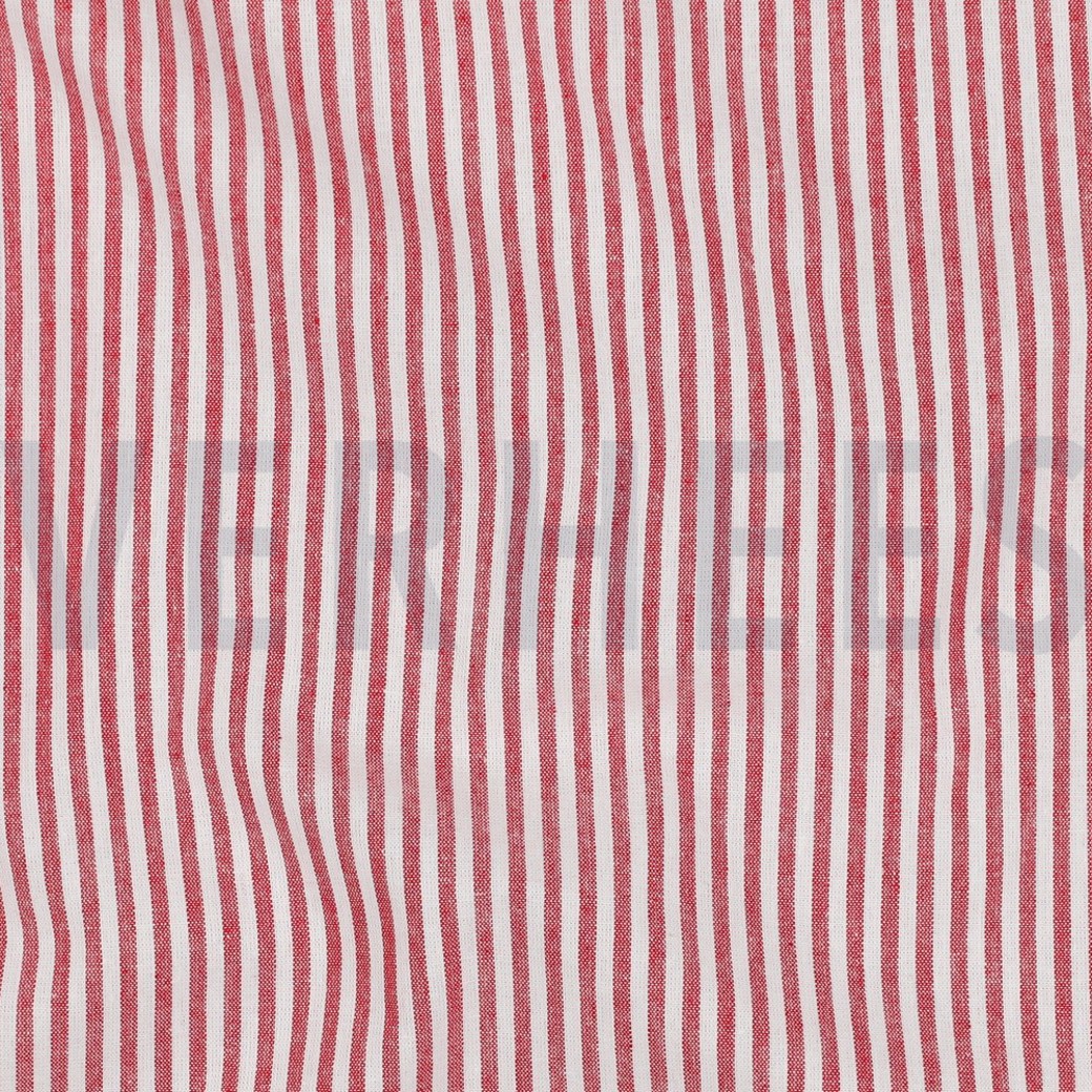 YARN DYED STRIPE 3MM RED #2