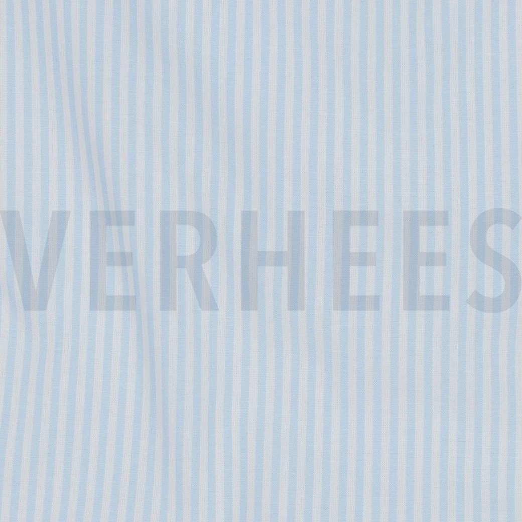 YARN DYED STRIPE 3MM LIGHT BLUE #2