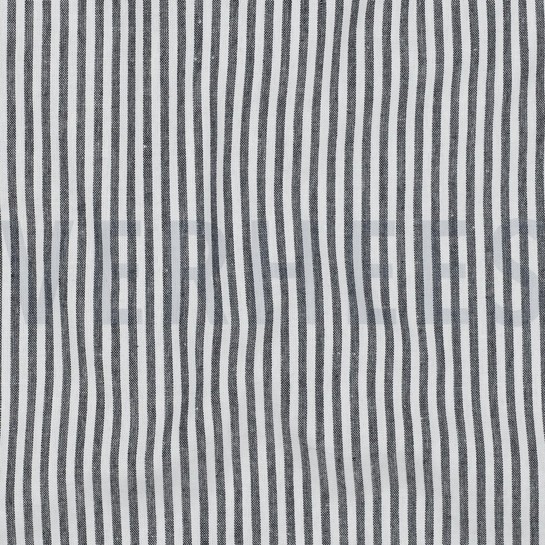 GARENGEVERFD POPLIN STREPEN 3MM MARINEBLAUW #7