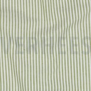 YARN DYED STRIPE 3MM OLD LIME (thumbnail) #2