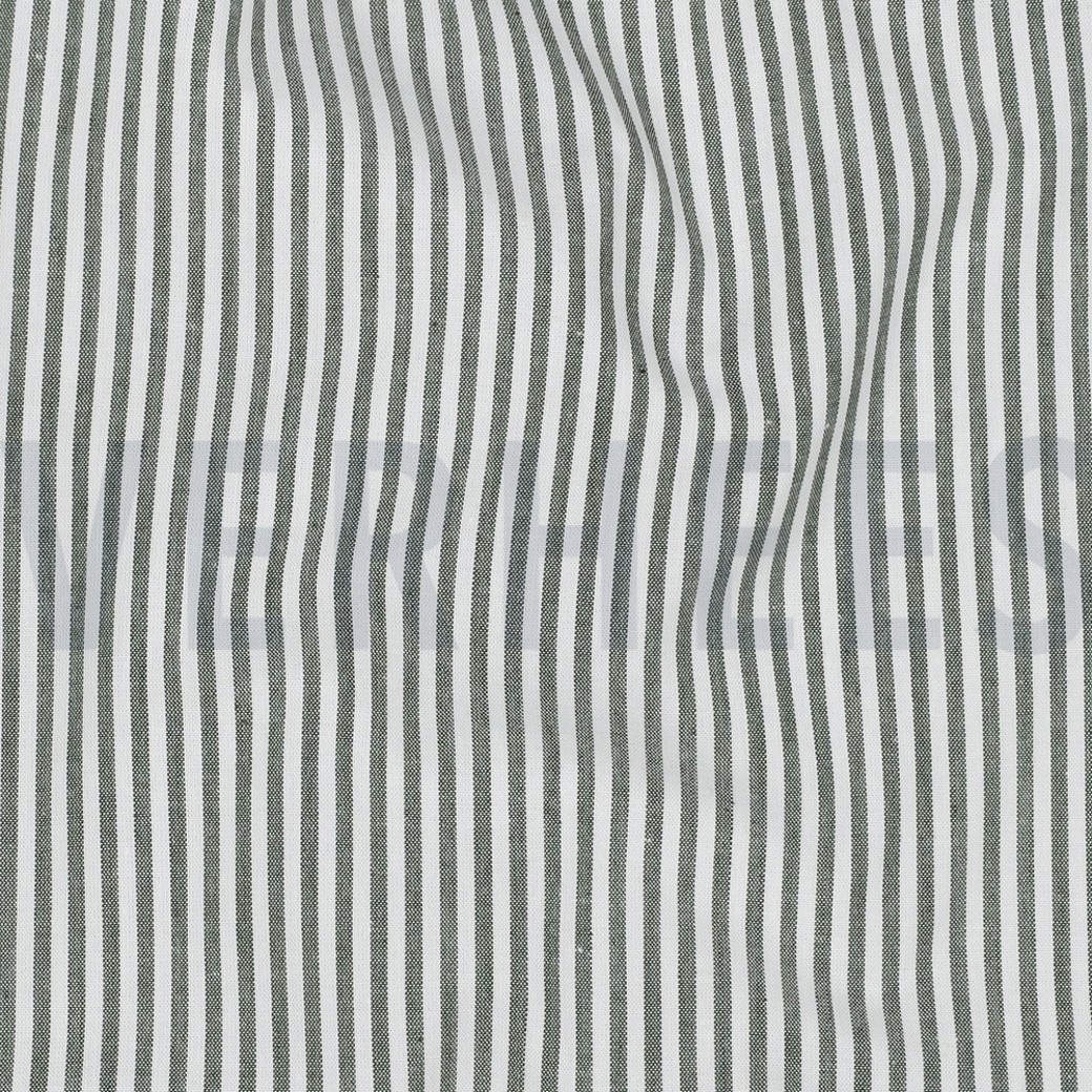 YARN DYED STRIPE 3MM DARK GREEN #2