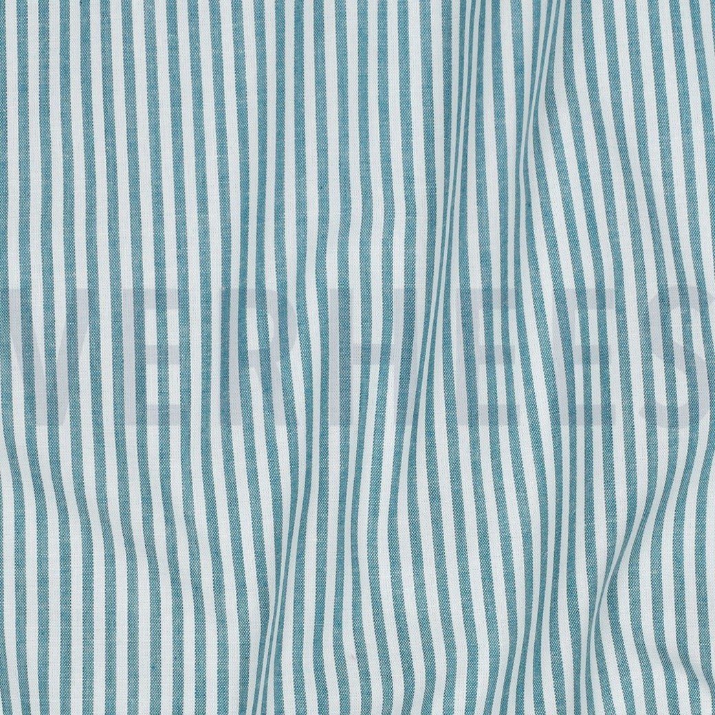 YARN DYED STRIPE 3MM PETROL #2