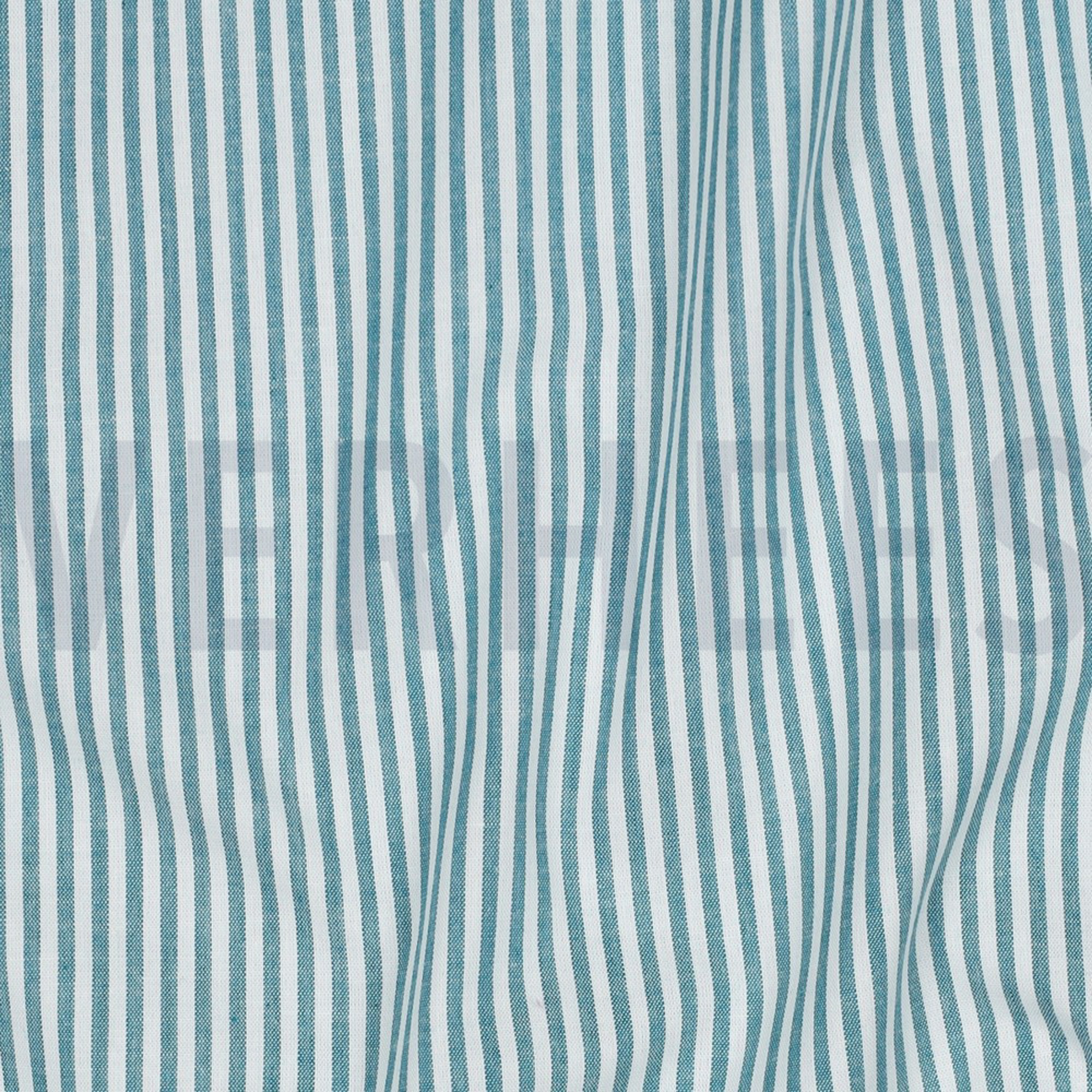 YARN DYED STRIPE 3MM PETROL (high resolution) #2