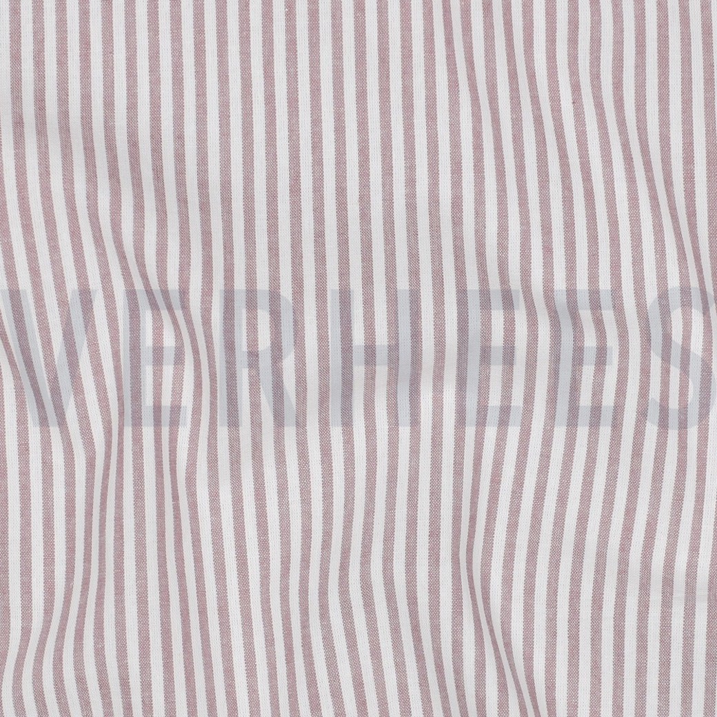 YARN DYED STRIPE 3MM MAUVE #2