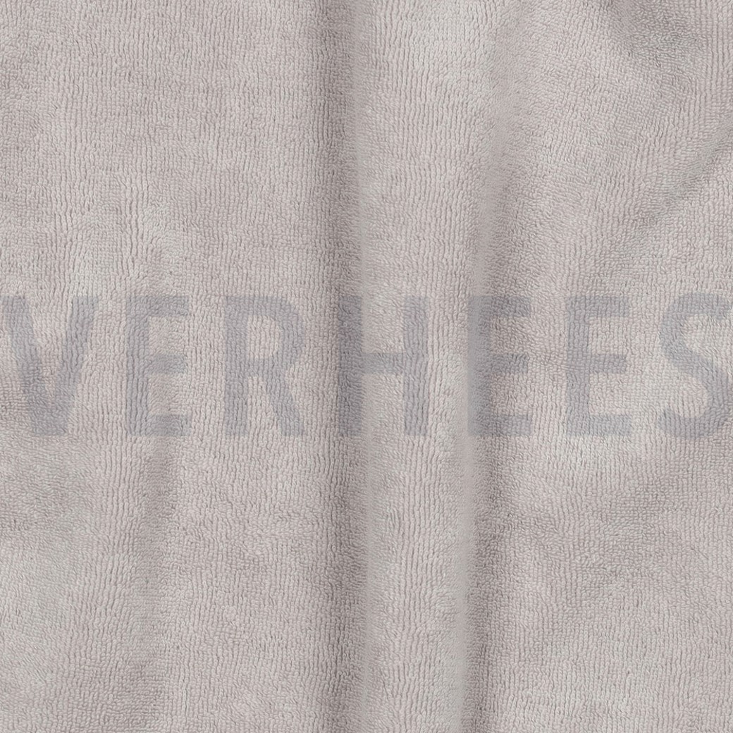STRETCH TOWELLING LIGHT GREY #2