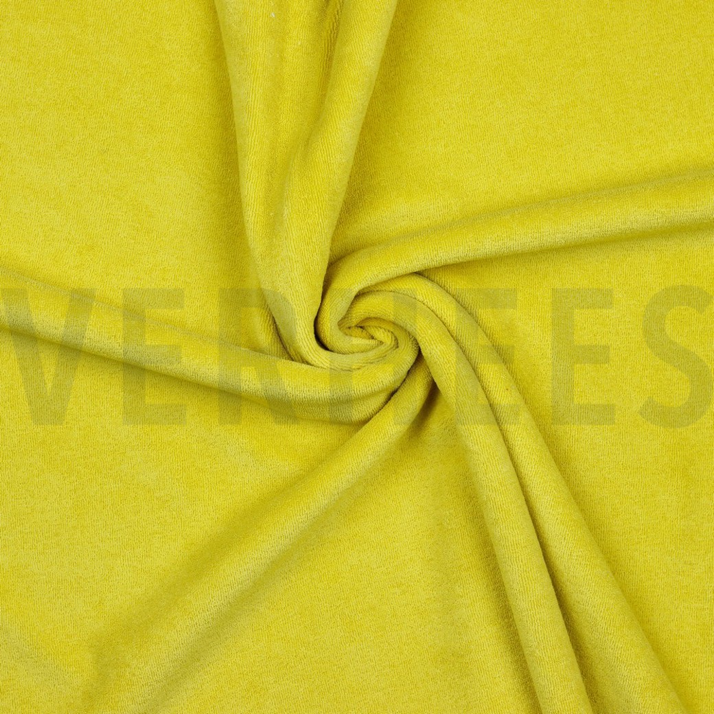 STRETCH TOWELLING LIGHT YELLOW #2