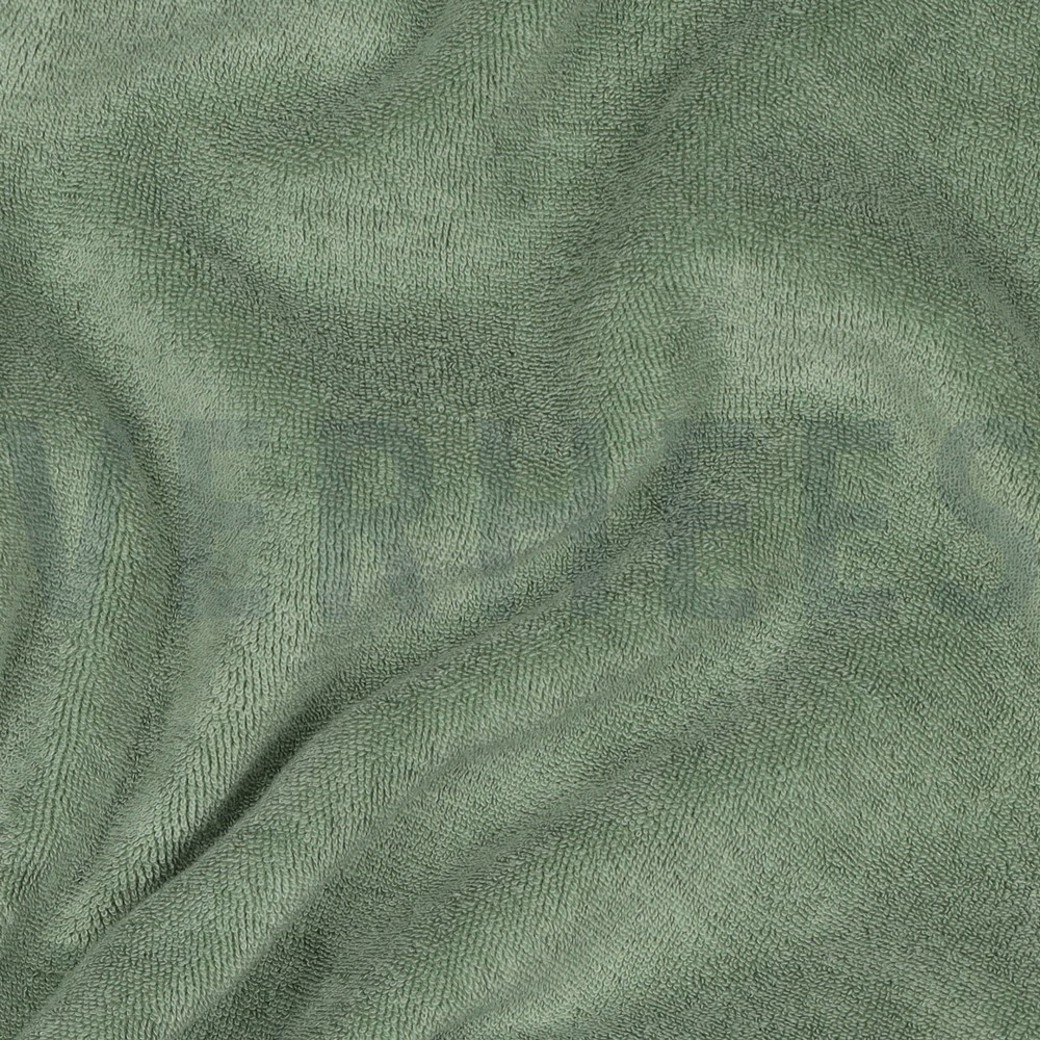 STRETCH TOWELLING OLD GREEN #2