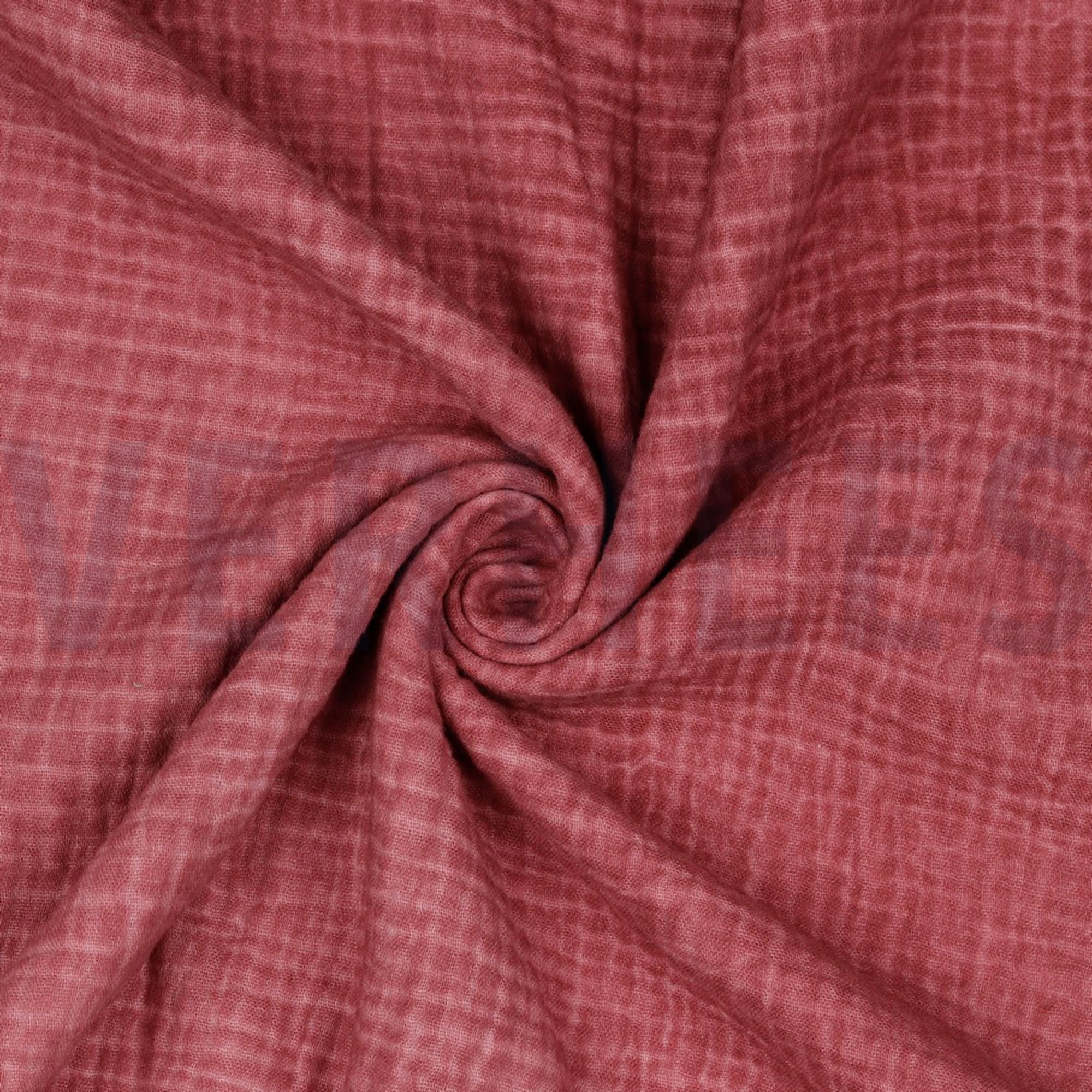 DOUBLE GAUZE STONE WASHED LIGHT ROSE (high resolution) #2