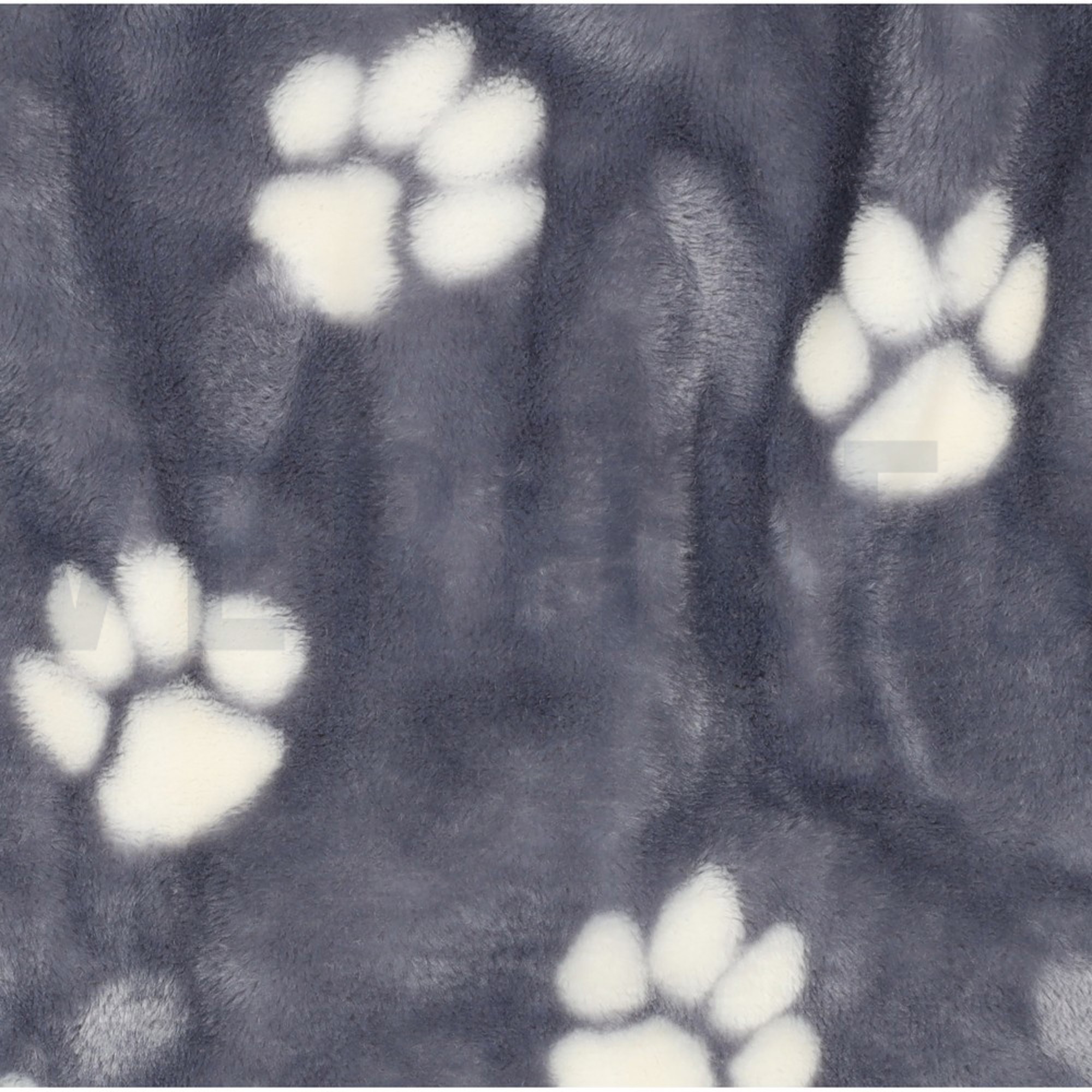 FLEECE DOG PAW LIGHT GREY (high resolution) #2