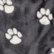 FLEECE DOG PAW DARK GREY (thumbnail) #2