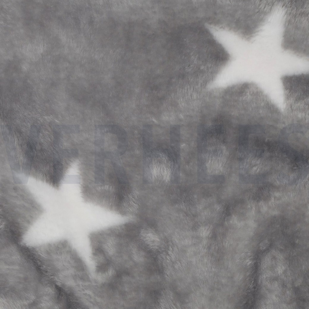 FLEECE STARS GREY / LIGHT GREY #2