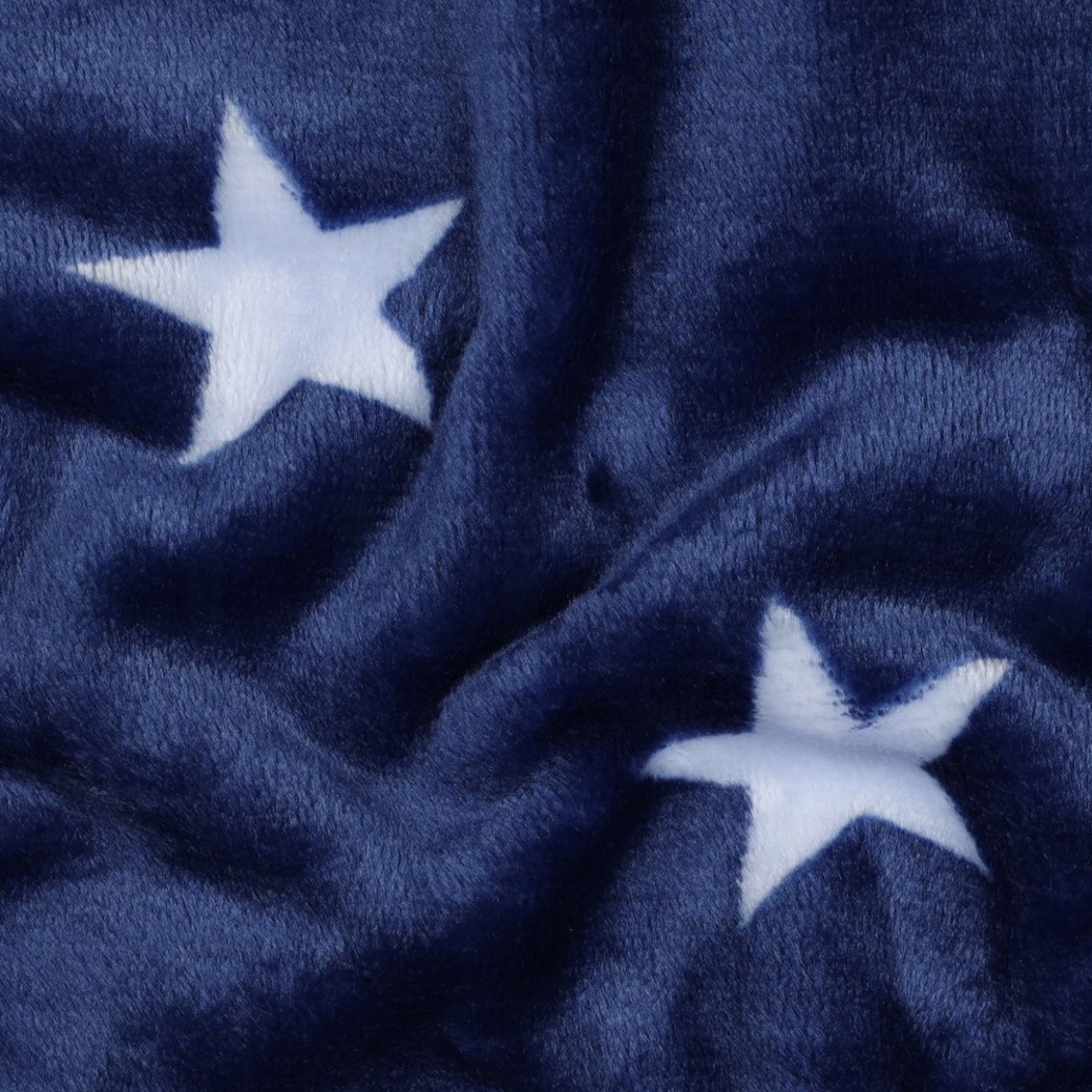 FLEECE STARS BLUE / LIGHT BLUE #2