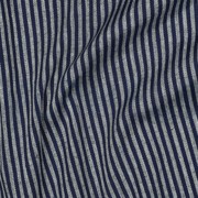 JACQUARD YARN DYED STRIPES NAVY (thumbnail) #2
