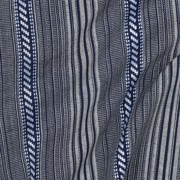 JACQUARD YARN DYED STRIPES NAVY (thumbnail) #2