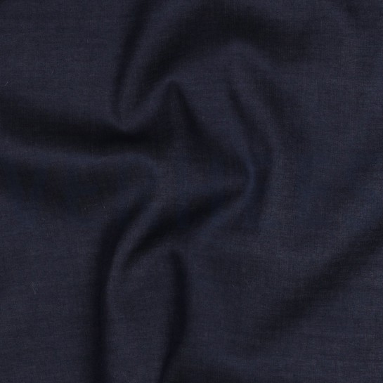 COTTON VOILE GOTS NAVY #7