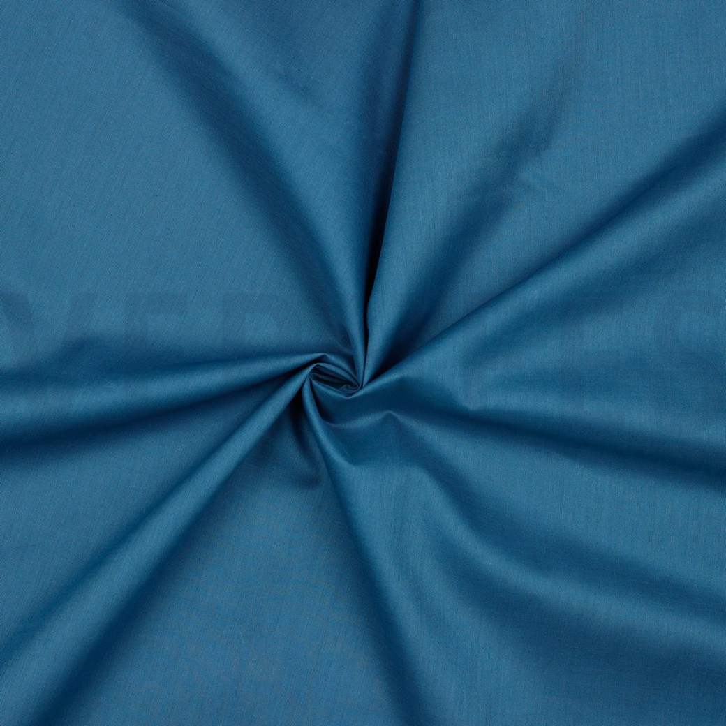 COTTON VOILE GOTS BLUE #2
