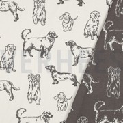 CANVAS DOGS ECRU / GREY (thumbnail) #2