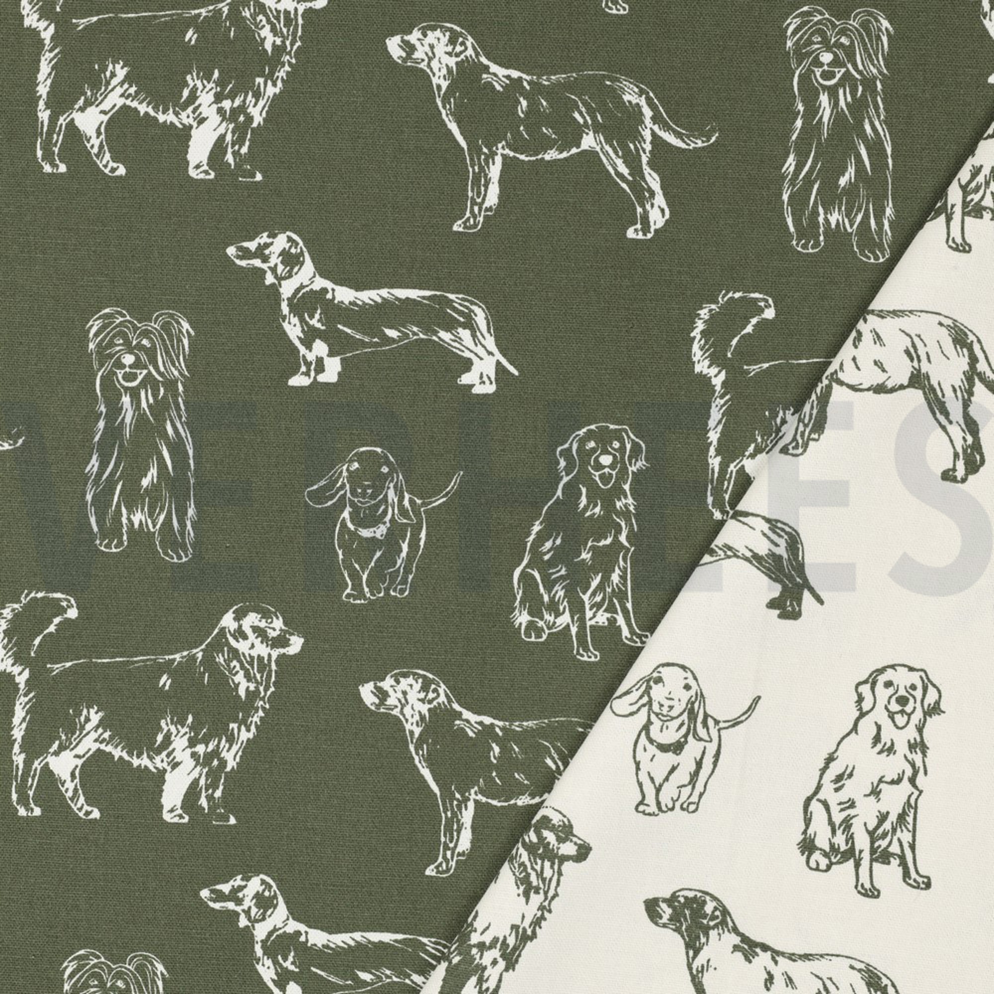 CANVAS DOGS GREEN (high resolution) #2