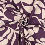 CANVAS VINTAGE LEAVES DARK PURPLE (thumbnail) #2