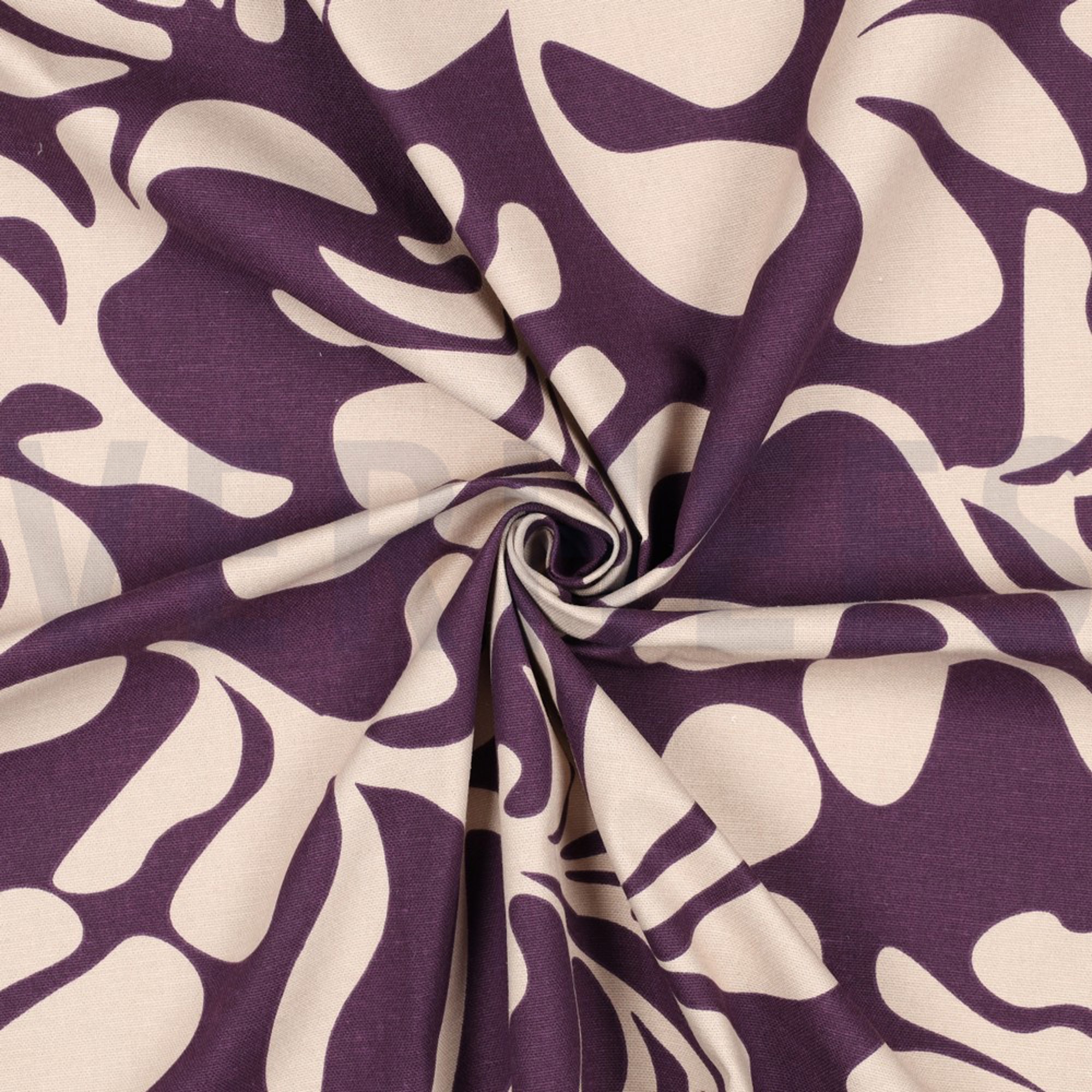 CANVAS VINTAGE LEAVES DARK PURPLE (high resolution) #2