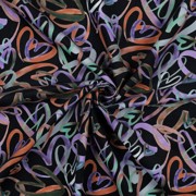 BABYCORD DIGITAL HEARTS BLACK (thumbnail) #2