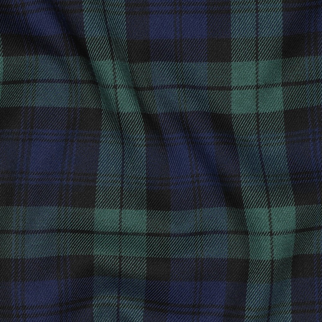 TARTAN CHECK BLACK/BLUE/GREEN/BIG #2