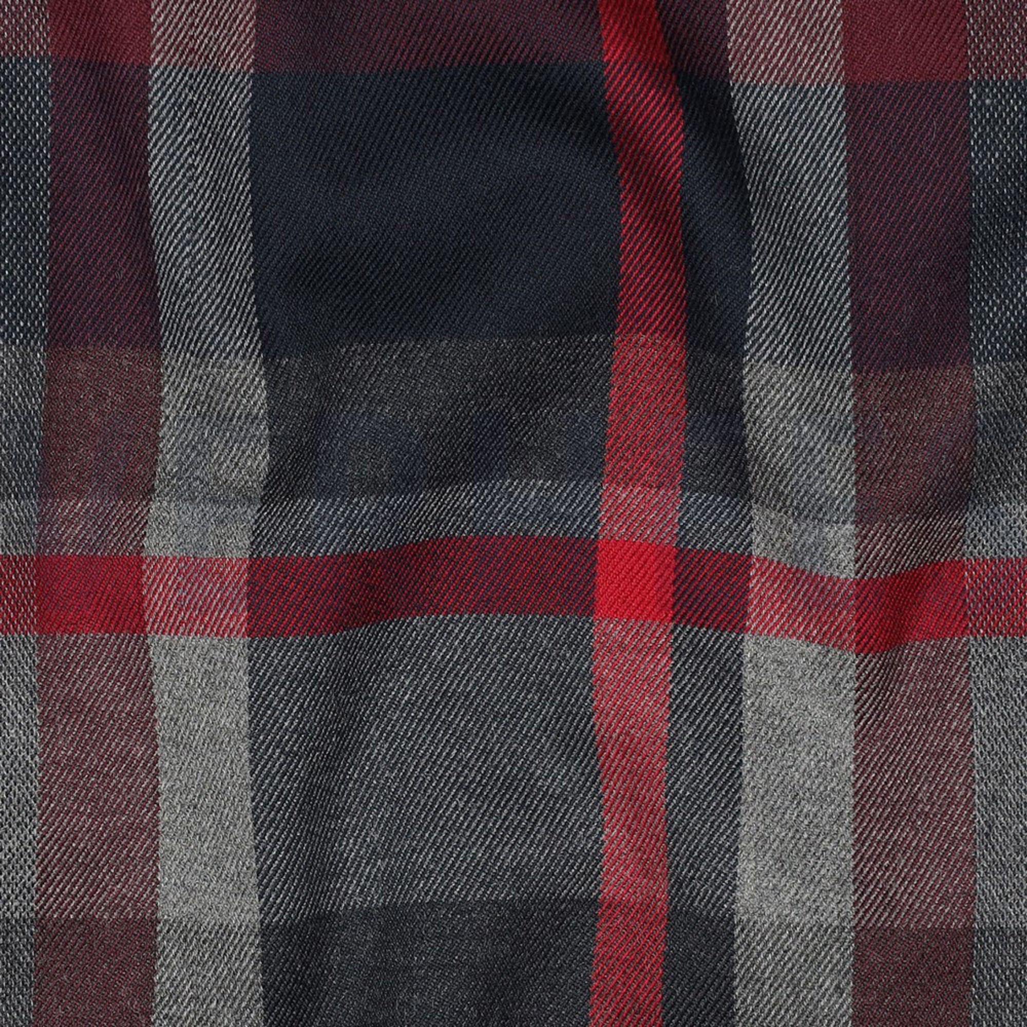 TARTAN CHECK BLACK/GREY/RED (high resolution) #2