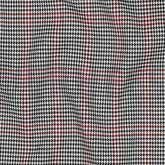 TARTAN CHECK SCHWARZ/ WEISS #7
