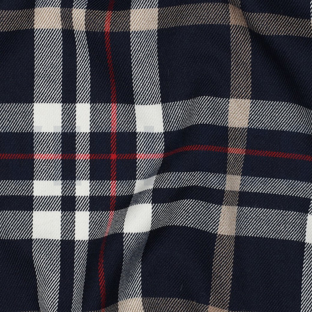 TARTAN CHECK NAVY/WHITE/CAMEL/RED #2