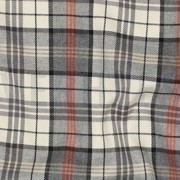 TARTAN CHECK ECRU/GREY/ORANGE (thumbnail) #2
