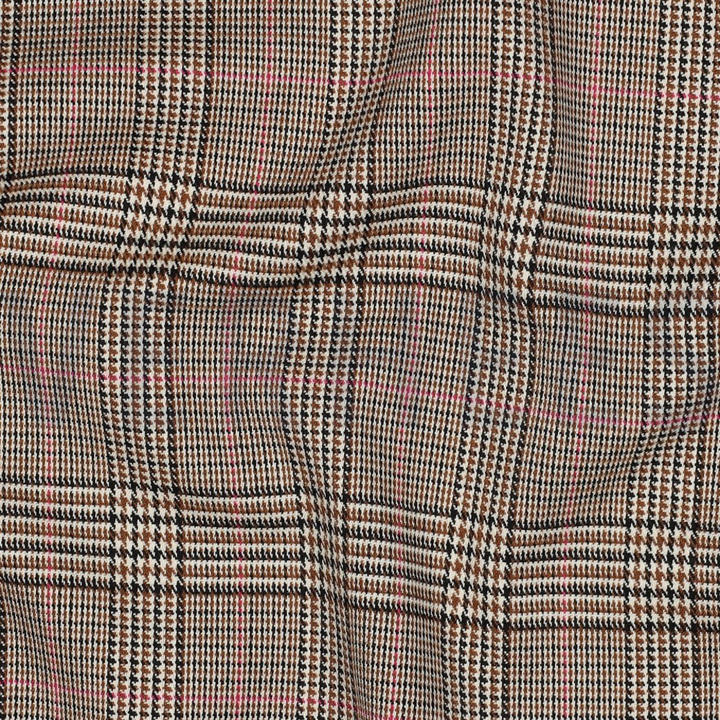 TARTAN CHECK CAMEL/PINK #2